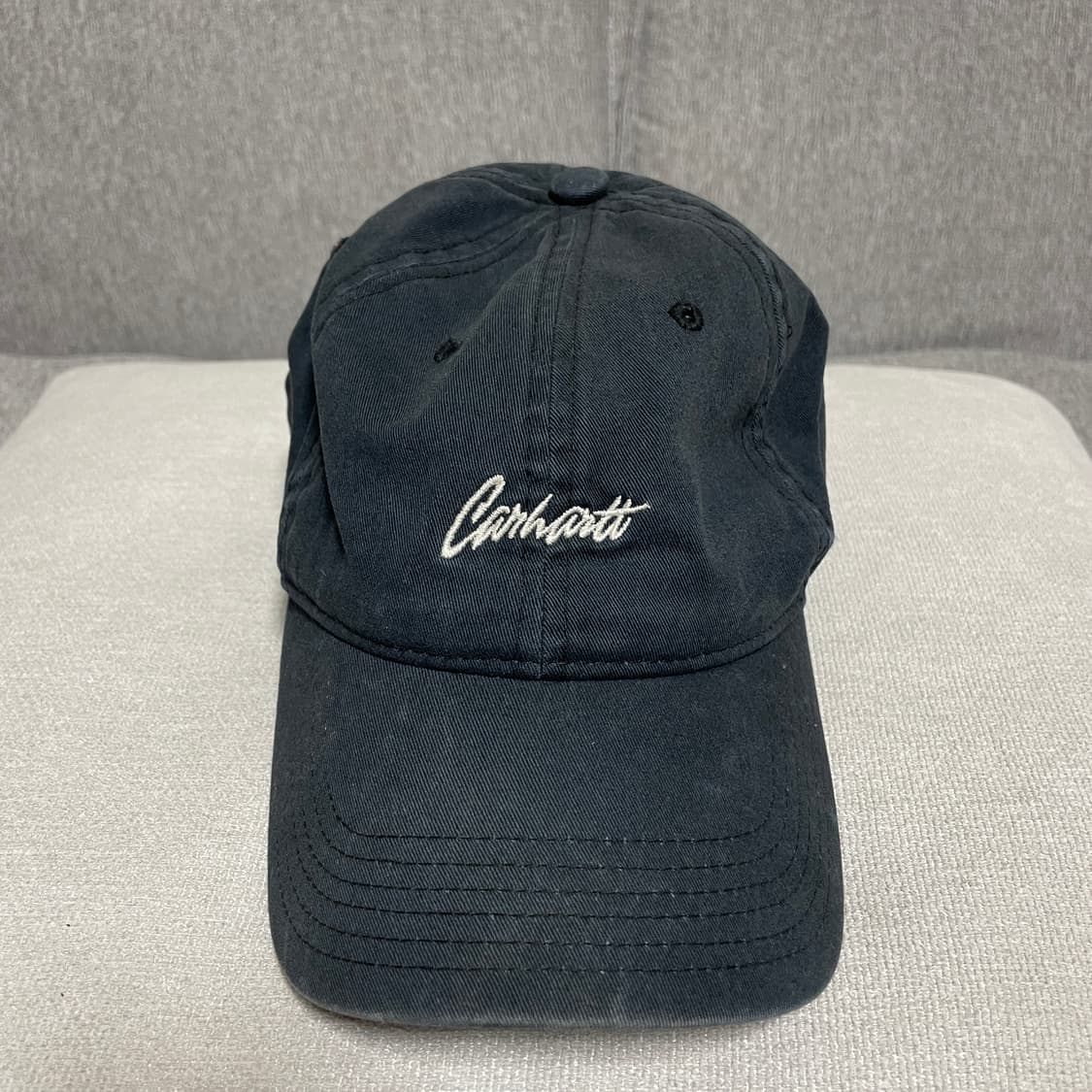 칼하트 이니셜 볼캡(블랙) 상품이미지1