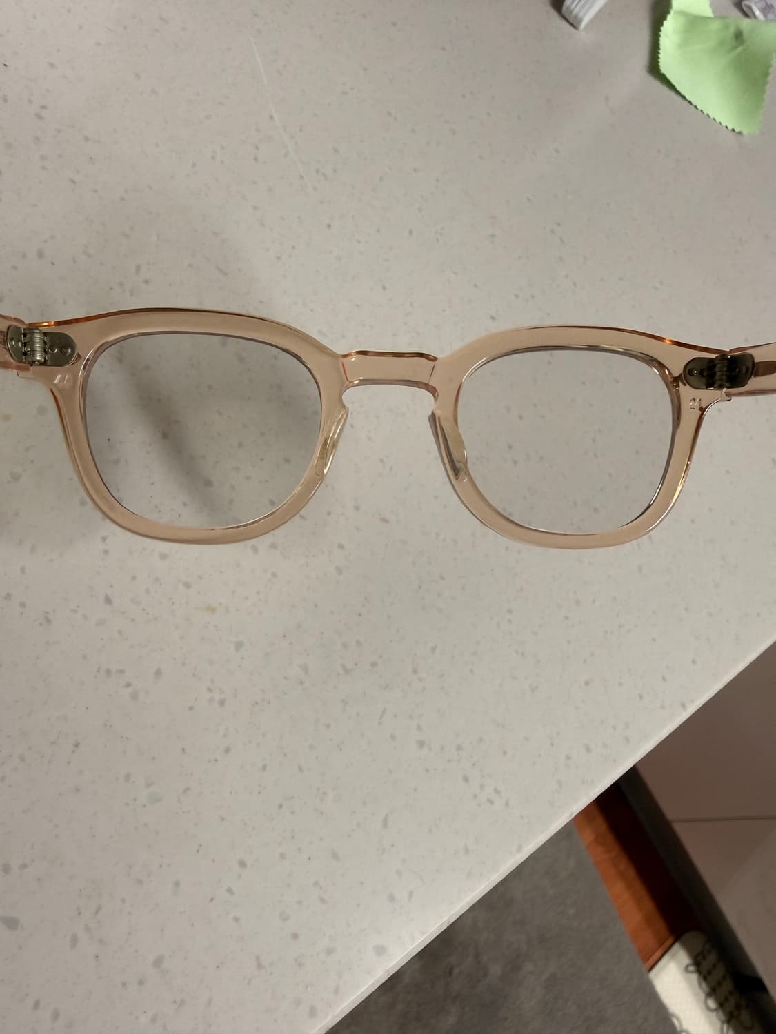 1950s 빈티지 오리지널 타르트옵티컬 아넬 pink 상품이미지3