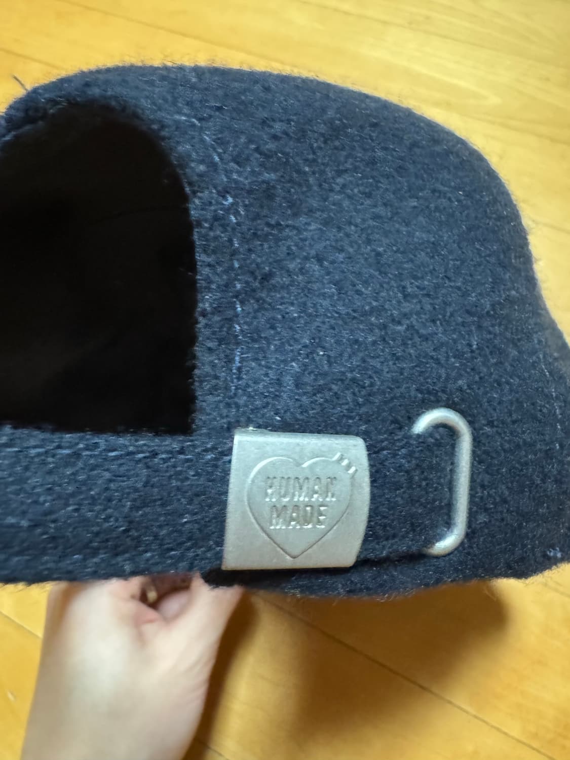 휴먼메이드 6 패널 울 캡 네이비 상품이미지4