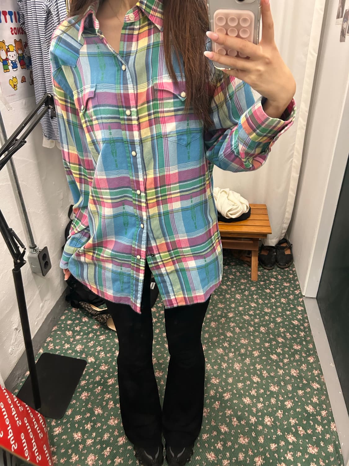 폴로 랄프로렌 플레이드 셔츠 상품이미지2