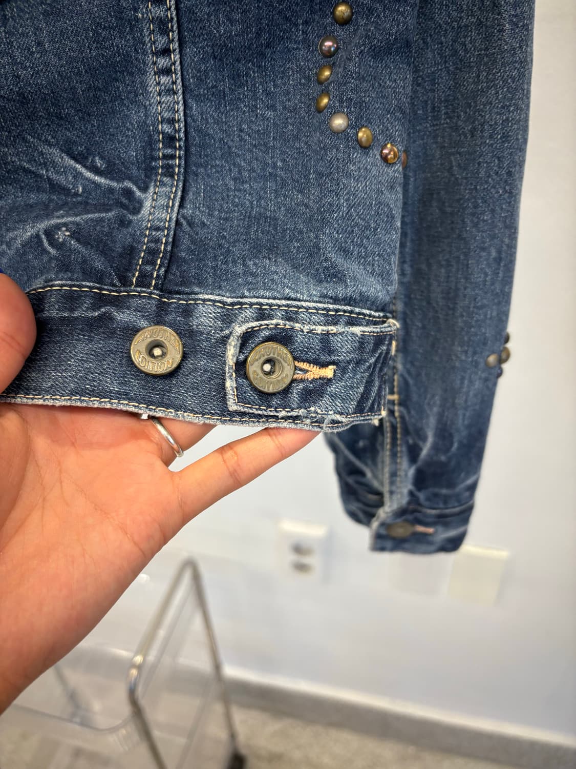Stud point denim jk 상품이미지7