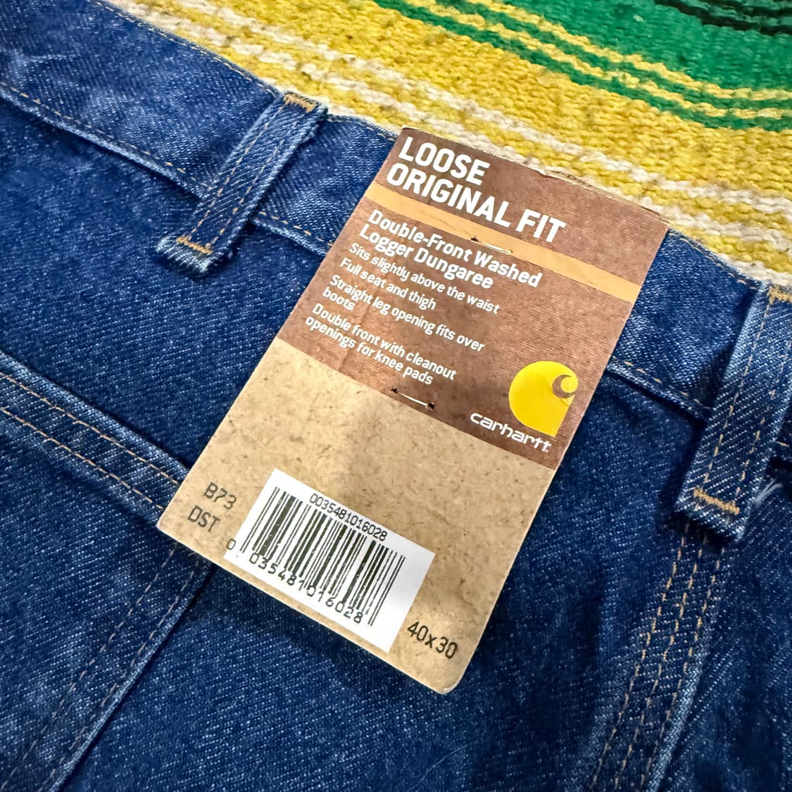 칼하트 데님 더블니 오리지널 핏 40“ 상품이미지8