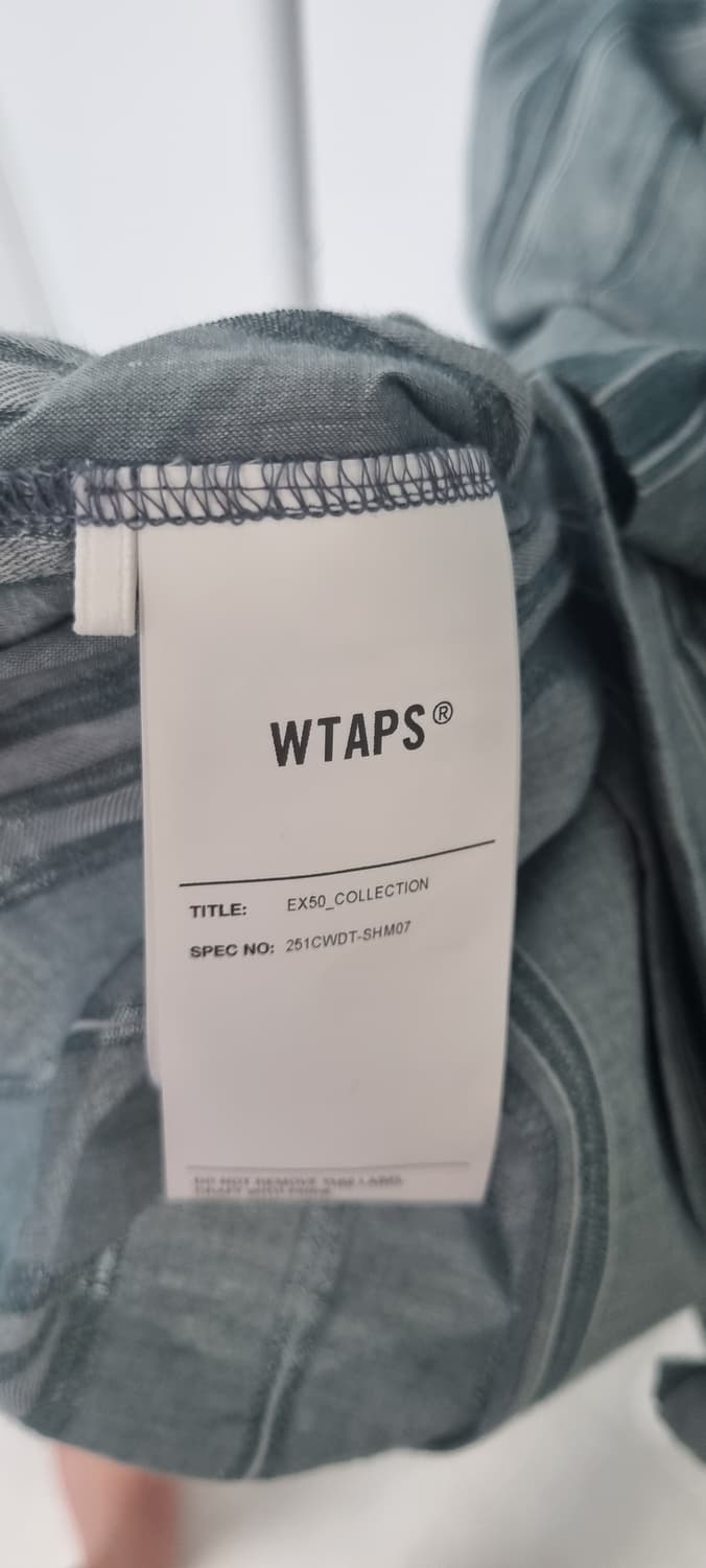WTAPS  2025 SS 오픈카라 셔즈 판매합니다. 상품이미지6