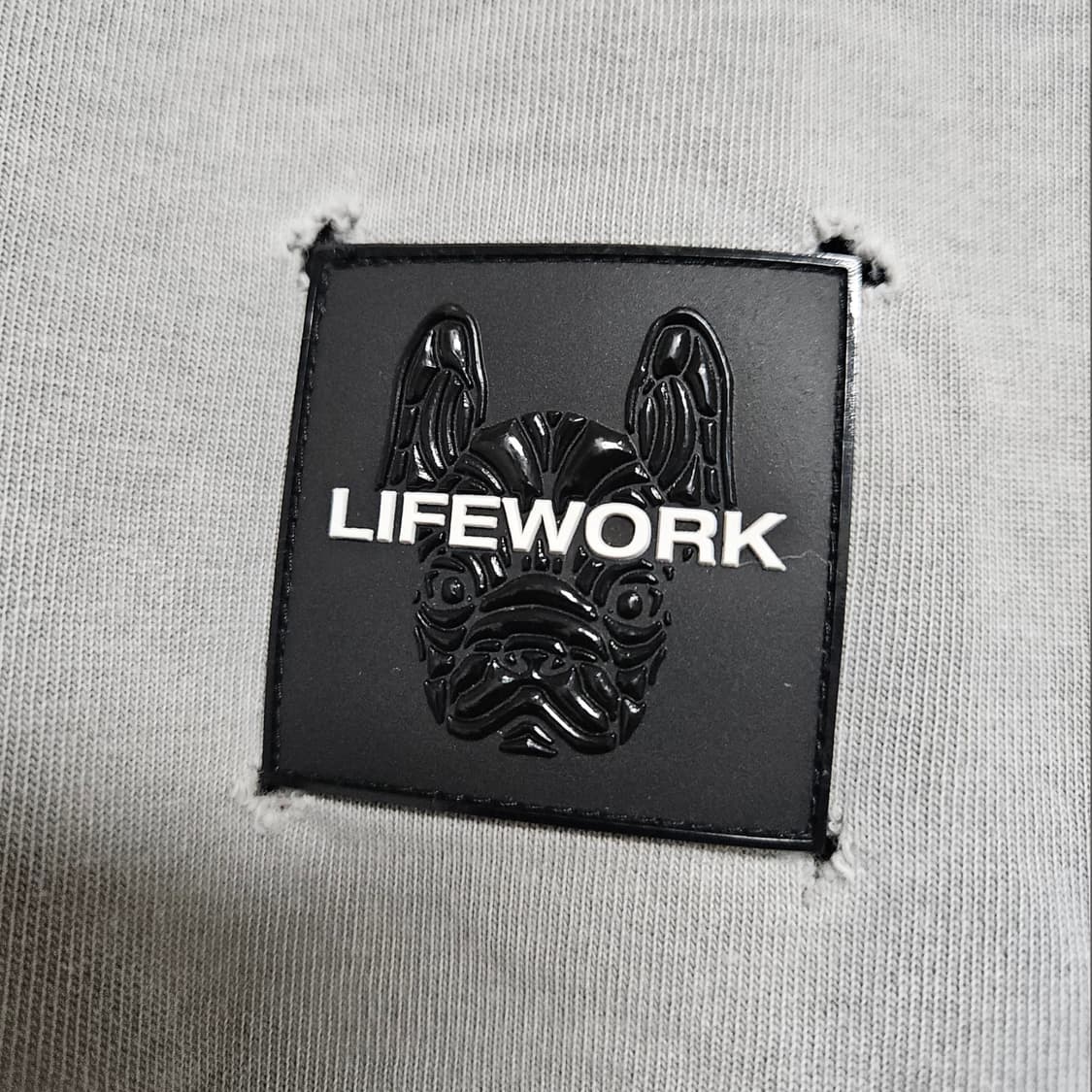 라이프워크 사각와펜 피그먼트 반팔티 (110/2XL) 상품이미지5