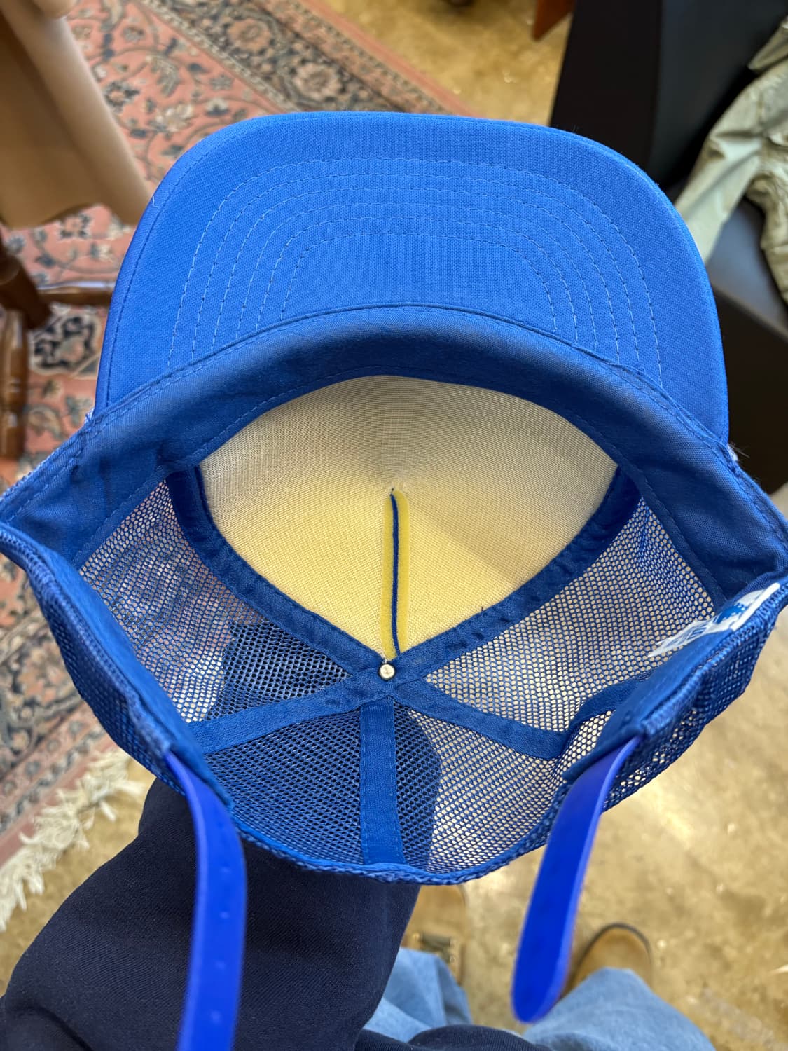 80s 미국 바나작 쉐보레 홍보용 트러커캡 데드스탁 상품이미지7