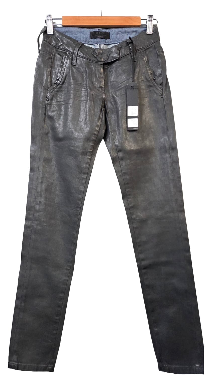 G-Star Raw 코팅 블랙 바지(W25/L32) 상품이미지1