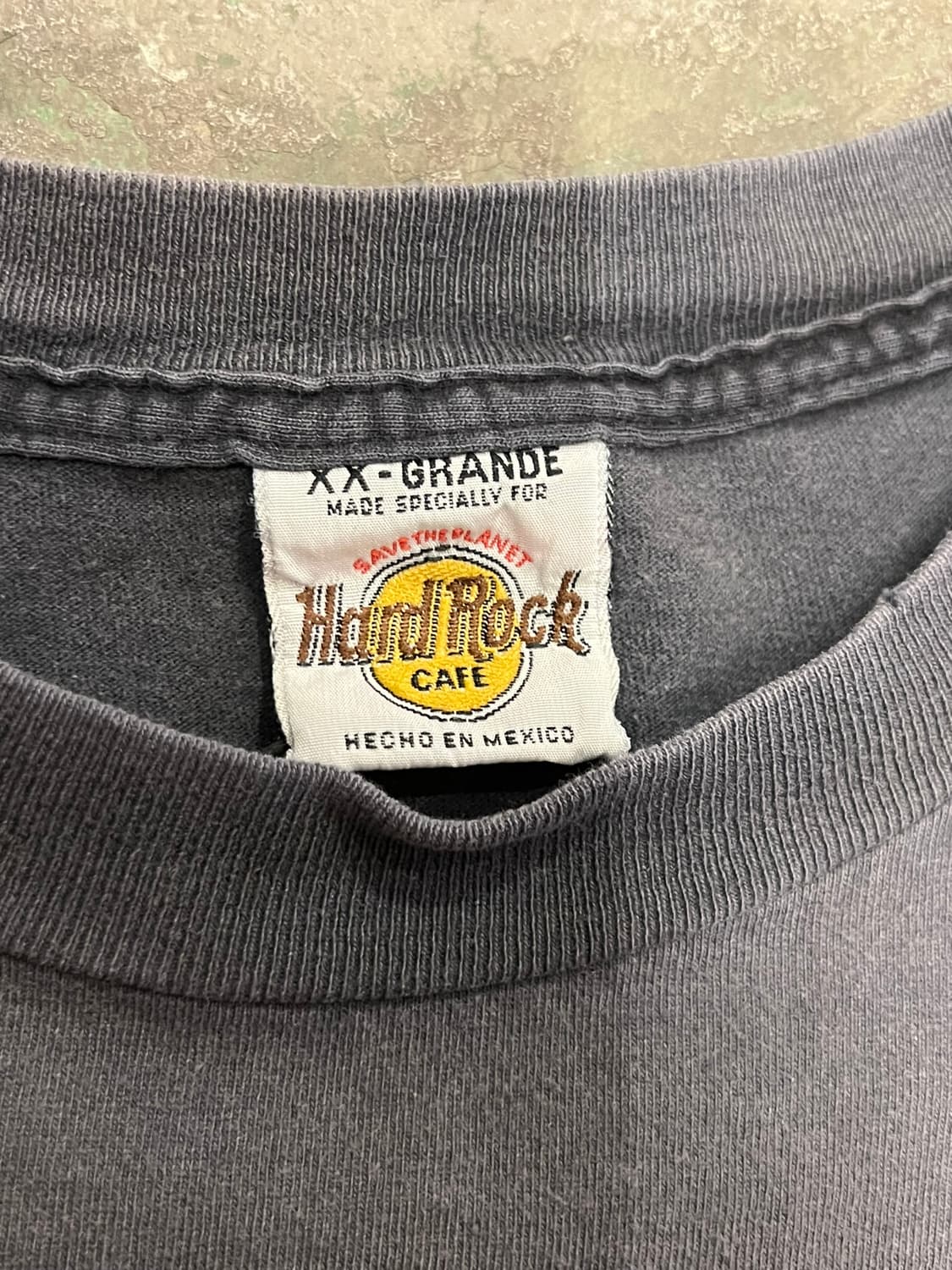 90s [2XL] 하드락카페 푸에르토 바야르타 빈티지 반팔 티셔츠 페이드 상품이미지9