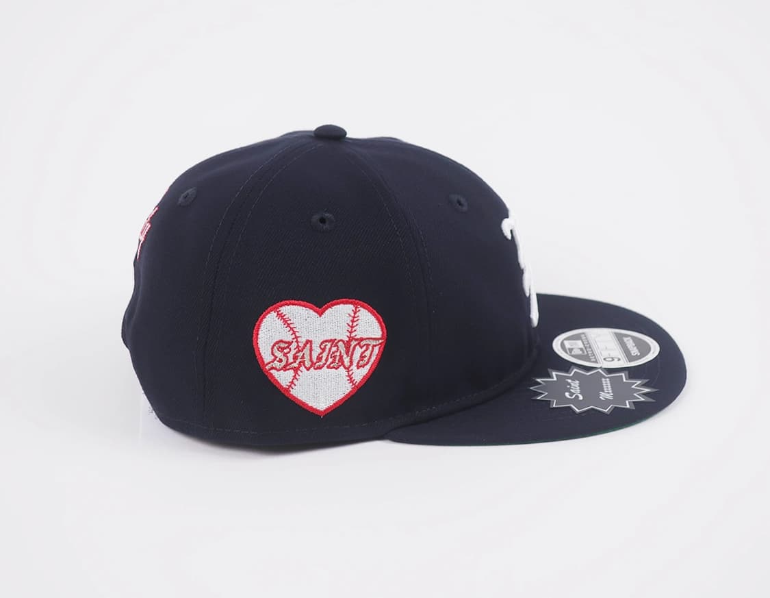 [새상품/F] 세인트미카엘 x 뉴에라 셀러브리티 모자 캡 네이비 상품이미지5