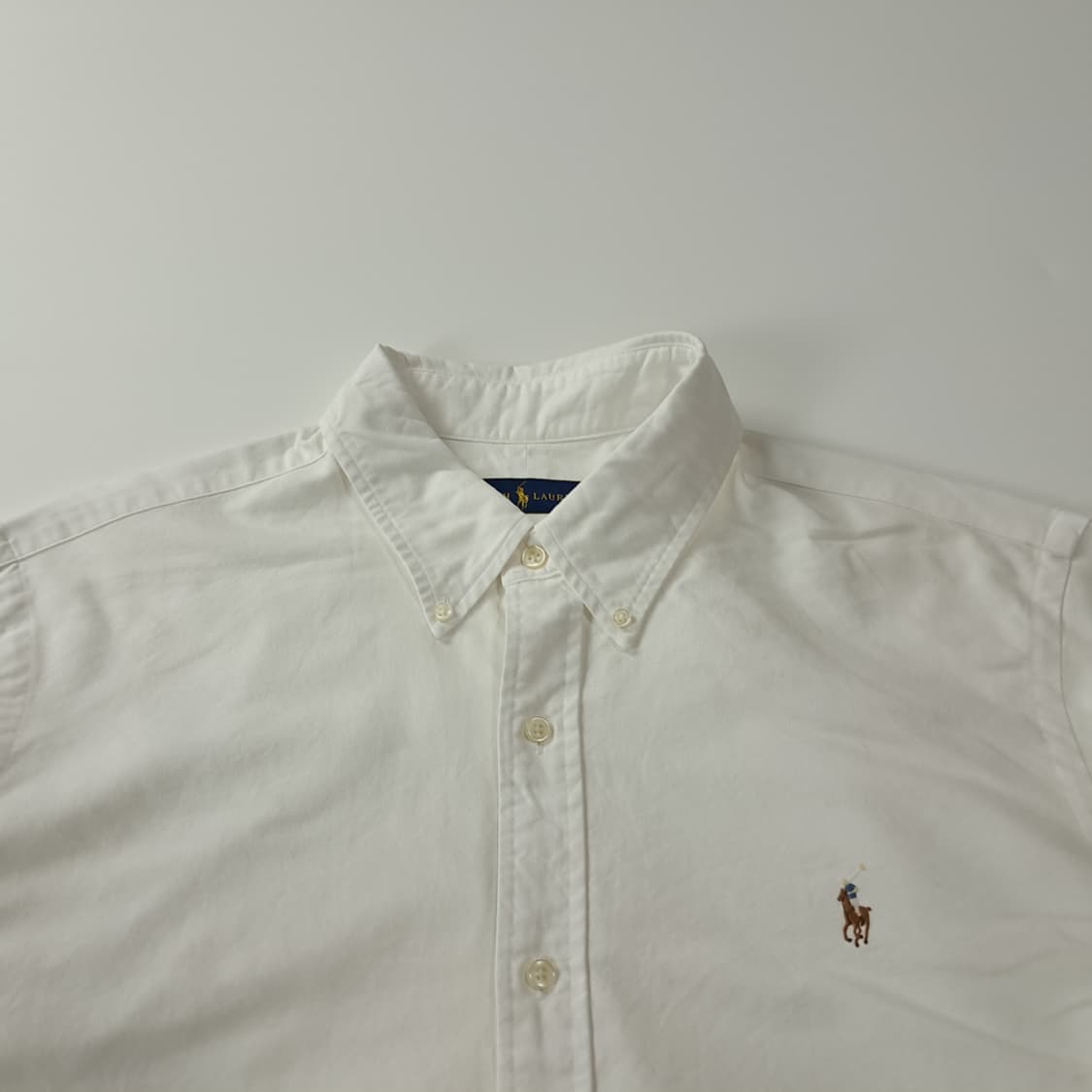 CK891 XL 폴로 90s 멀티포니 화이트 셔츠 남방 상품이미지2