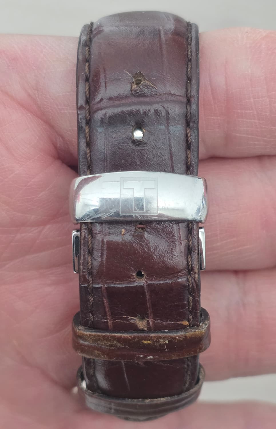 티쏘 (TISSOT) PRC200 T17.1.516.32 브라운 크로노그 상품이미지5