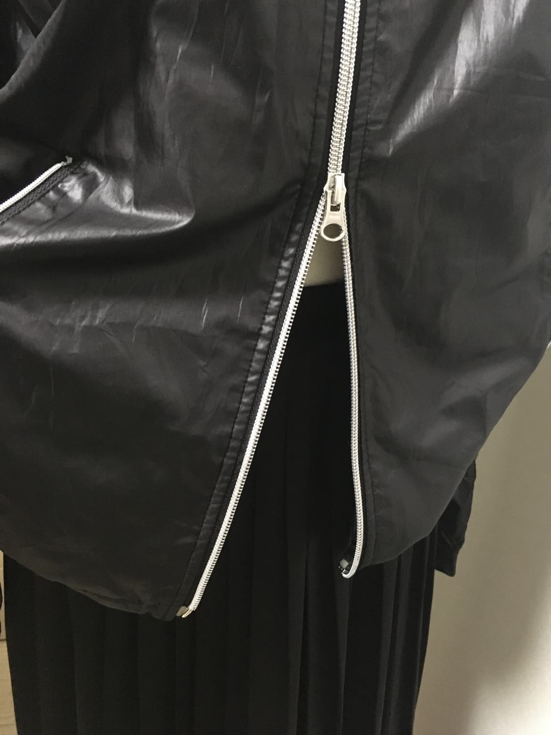 일본빈티지 희귀 유광 블랙 바람막이 상품이미지5