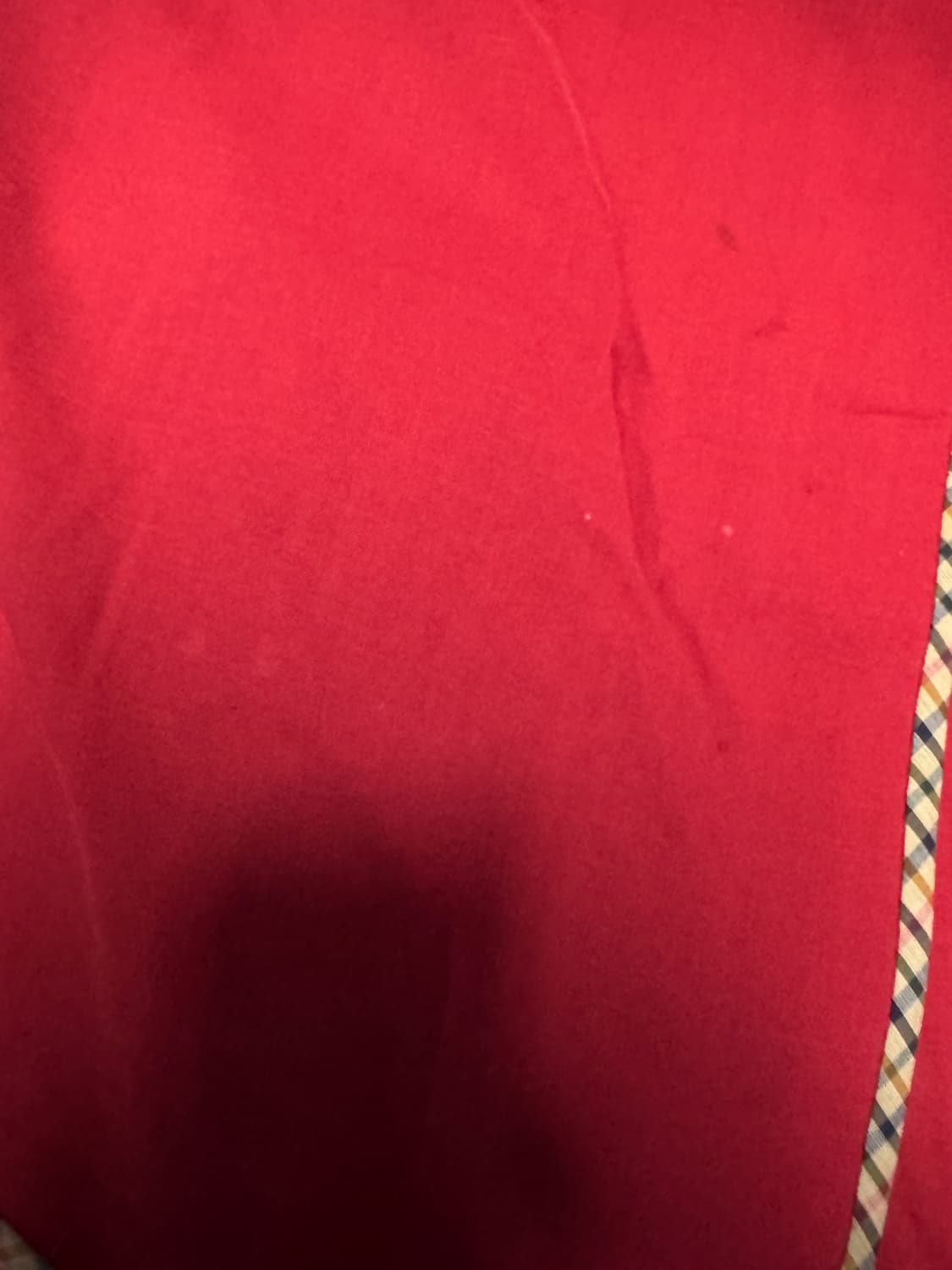 여성 닥스 Daks 체크 스커트 치마 반바지 레드 29.9인치 상품이미지6