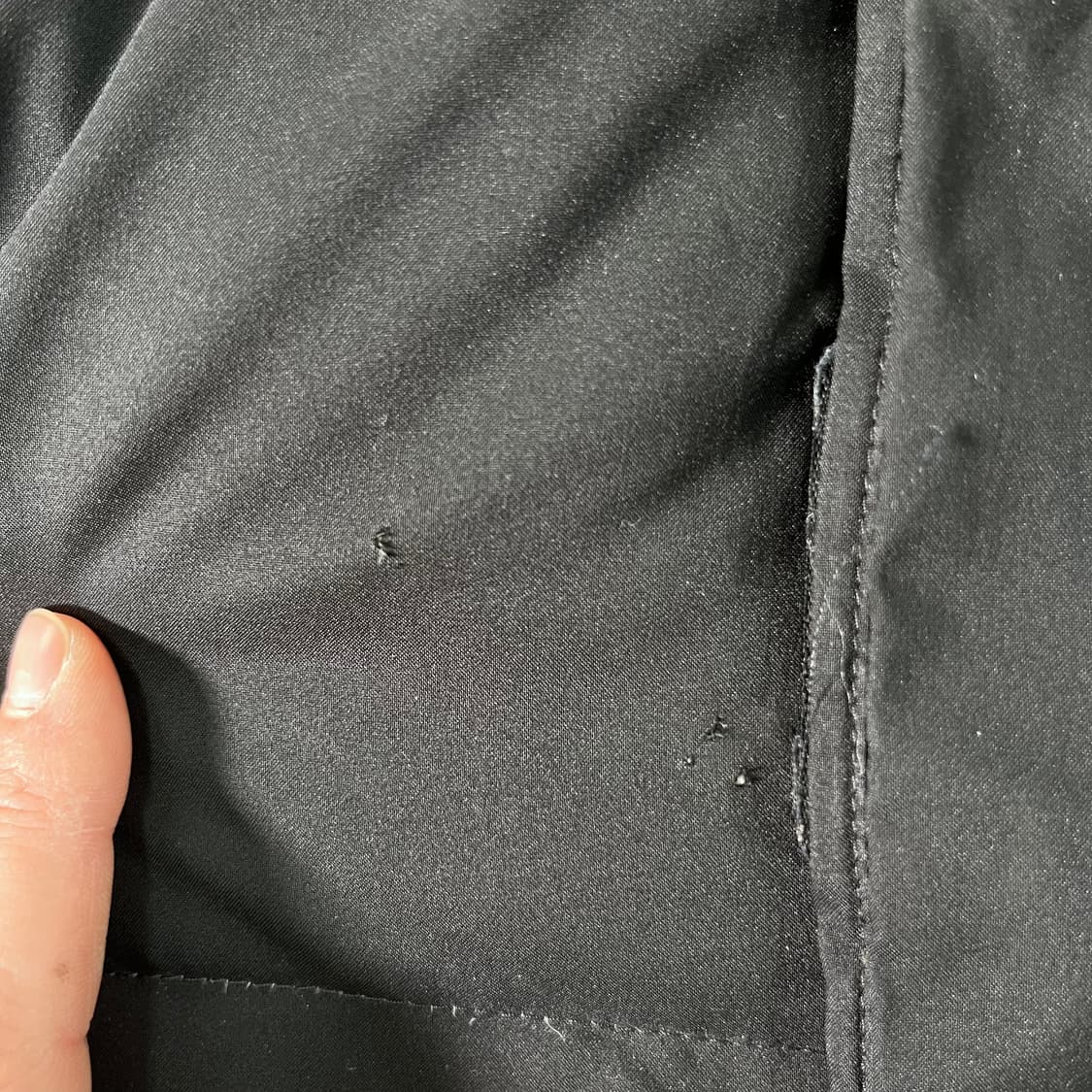 105 노스페이스 덕다운 블랙 패딩 상품이미지4