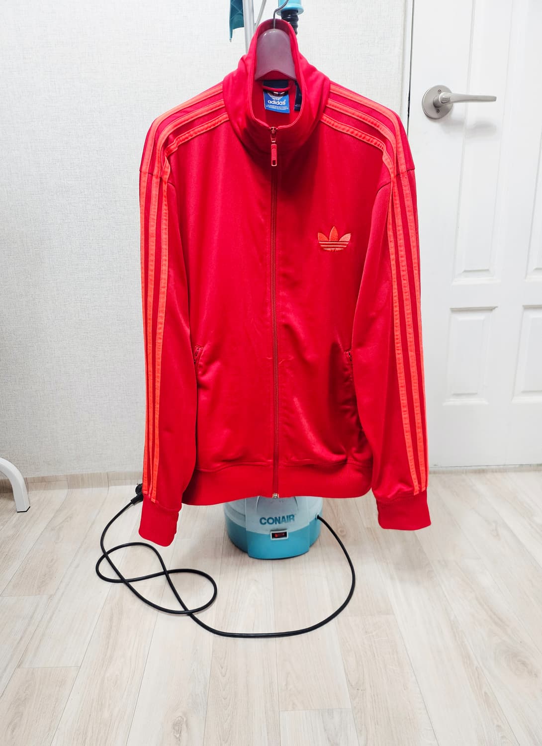 (100~105)L ☆초대장급☆ 아디다스 파이어버드 [빨주] 트랙탑져지 상품이미지1