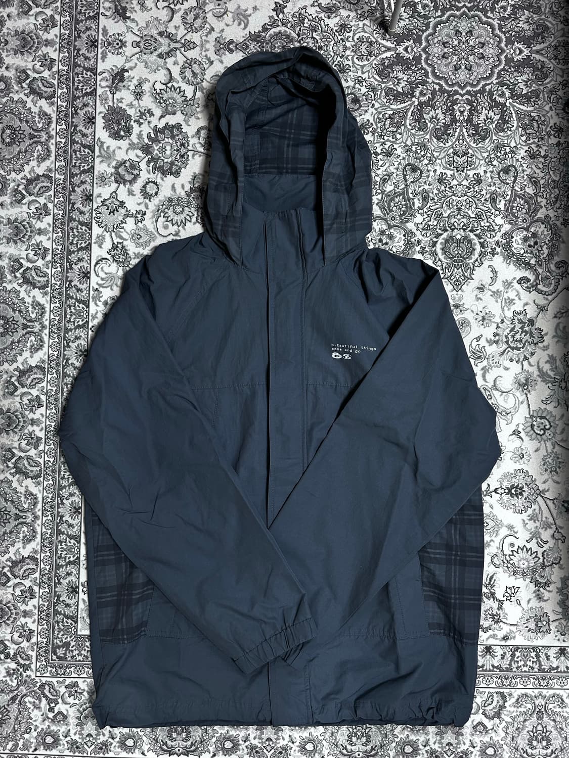 산산기어 X 뷰티풀 체크 자켓 블루   상품이미지2