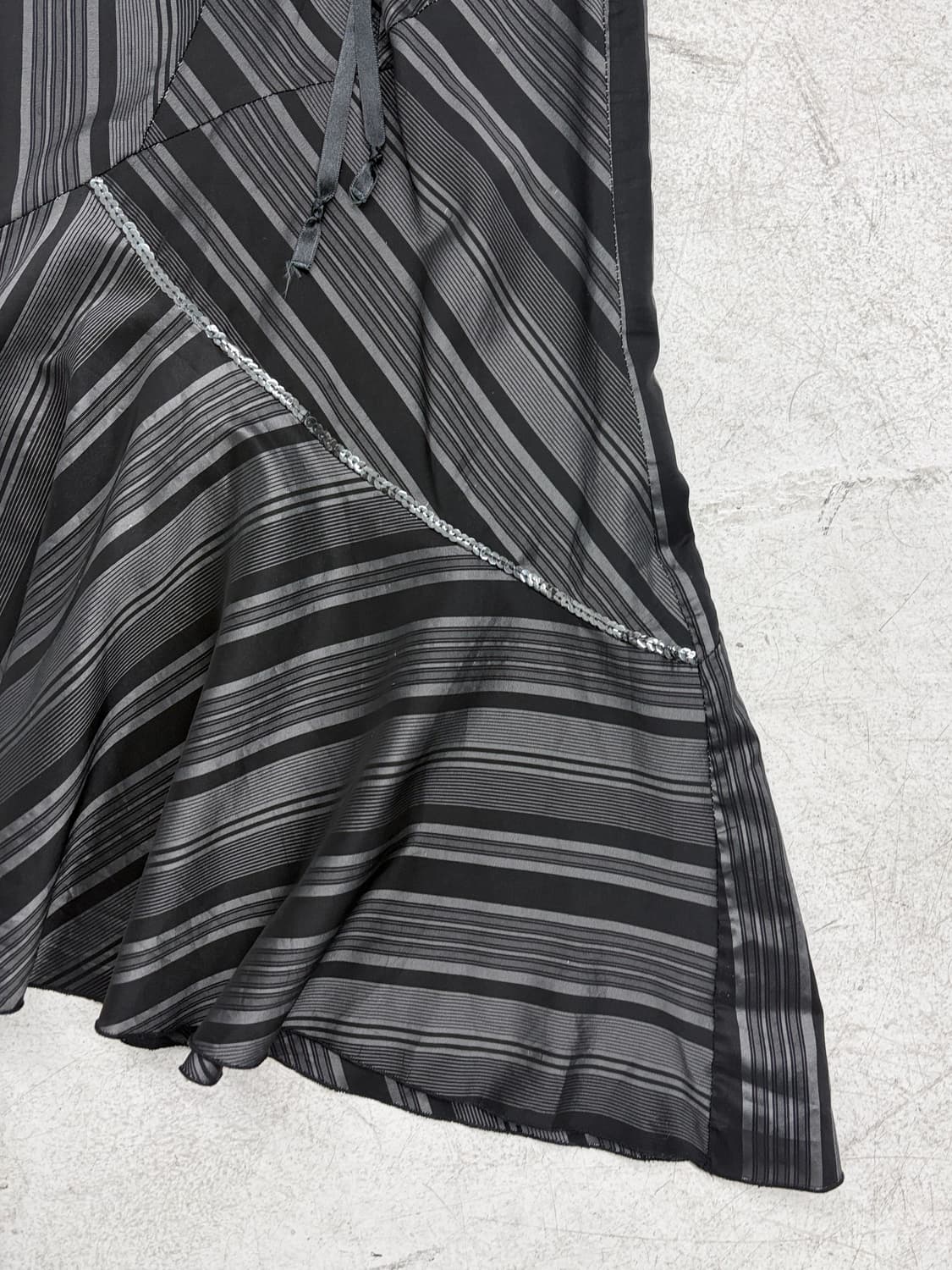 빈티지 머메이드 비대칭 스팽글 스커트 상품이미지4