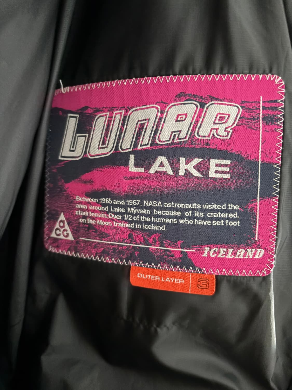 [L] 나이키 acg 루나레이크 패딩 블랙 급처해용💙 상품이미지5