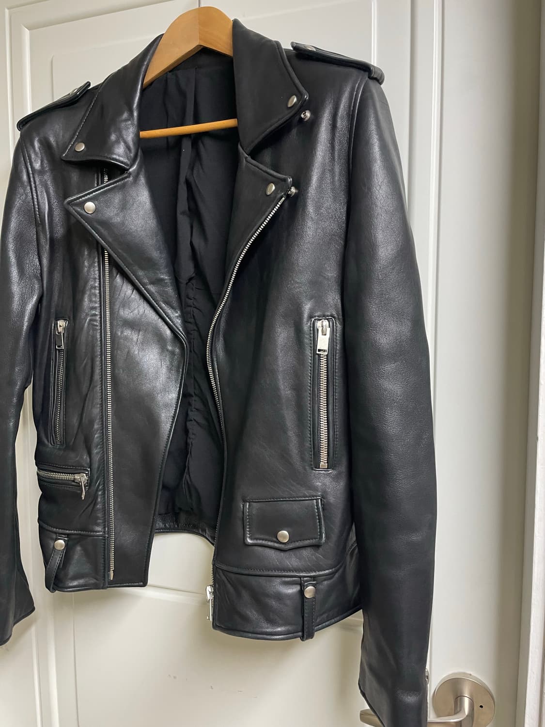 이탈리아산 양가죽 100% / 라이더 재킷 (Made in Italy) 상품이미지5