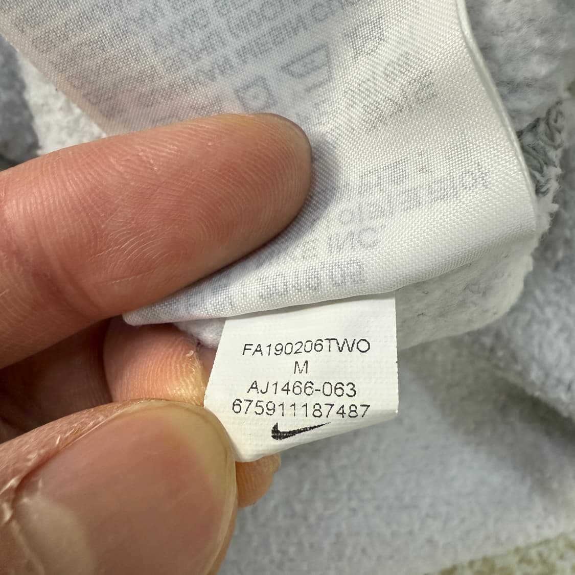 [M] 나이키 기모 스우시 맨투맨 0107T1 상품이미지5