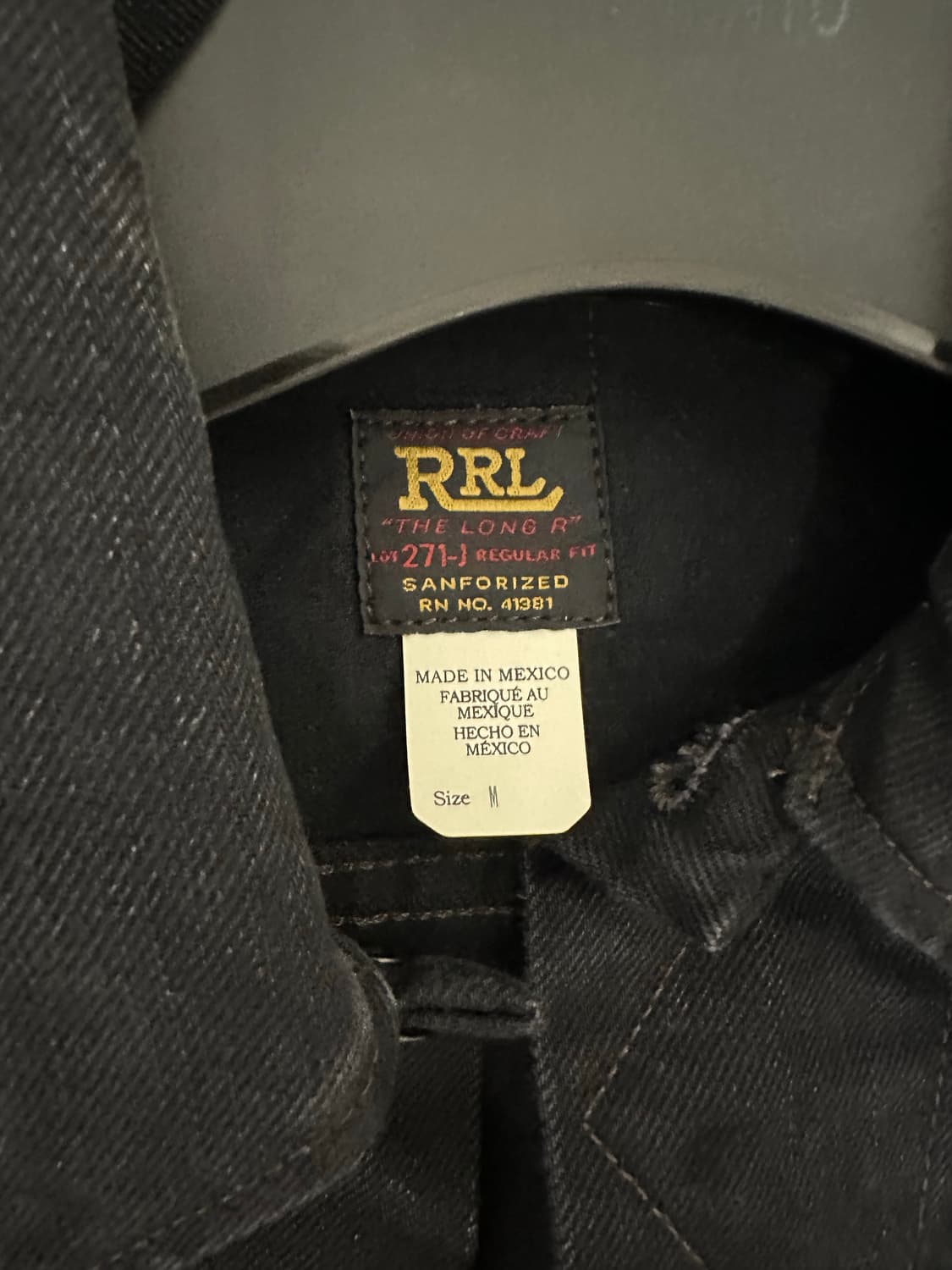 RRL lot271 블랙 상품이미지3