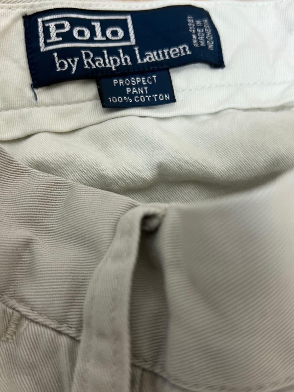 폴로 랄프로렌 아이보리 오리지널 치노팬츠 상품이미지5