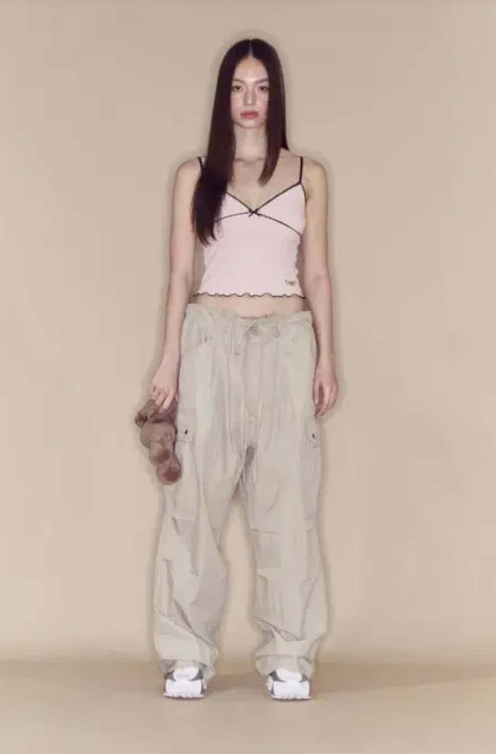 플리즈노팔로우 루미 썸머 카고 팬츠 샌드 상품이미지2