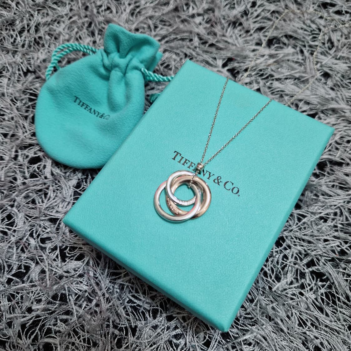 티파니 한정판 트리플 서클 목걸이 상품이미지2