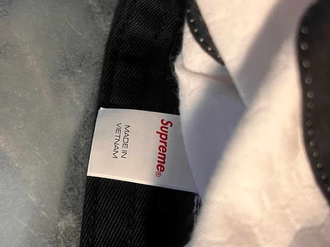 슈프림 올 화이트 캠프캡 상품이미지5