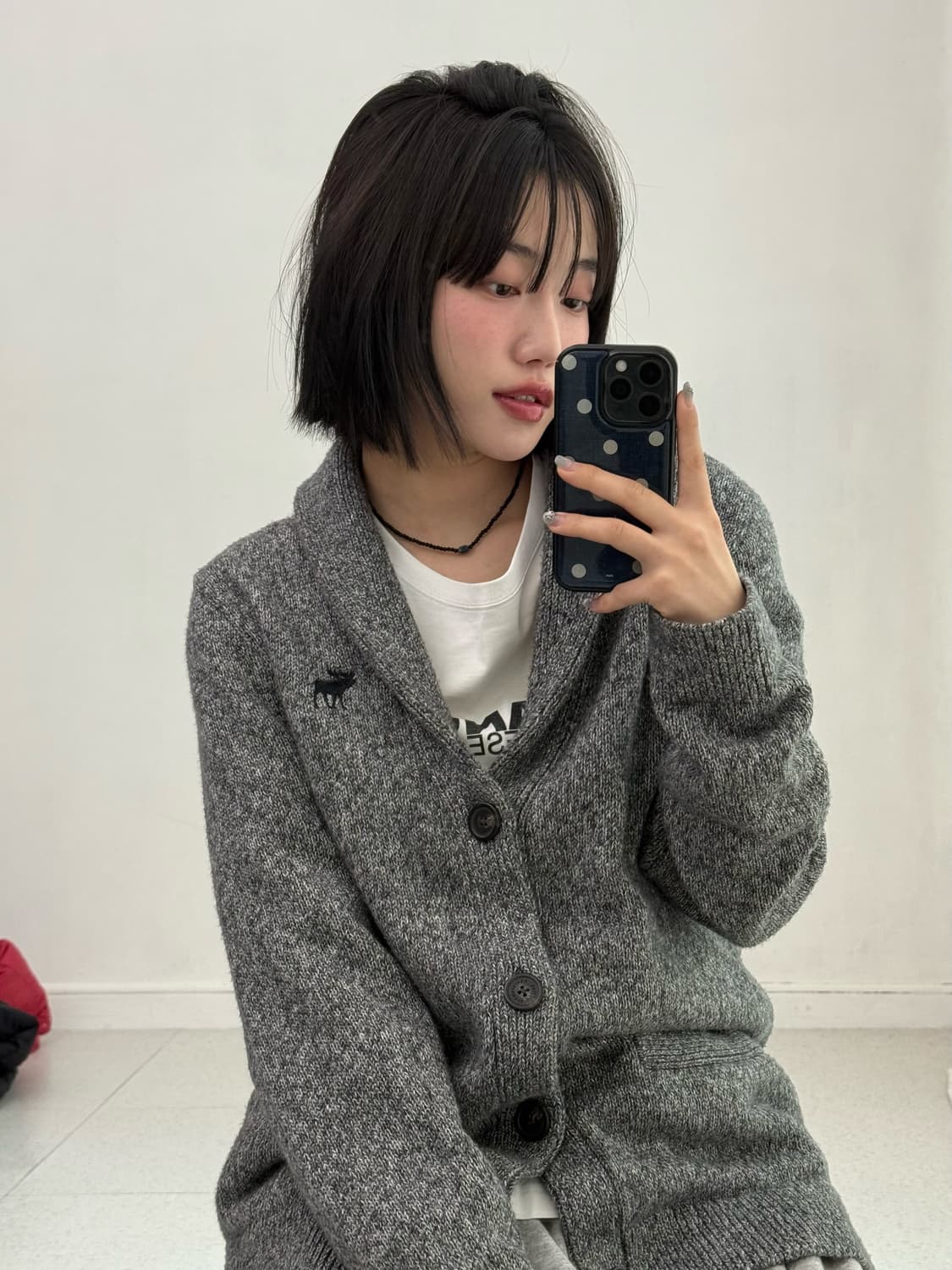 아베크롬비 그레이 니트 가디건 상품이미지4