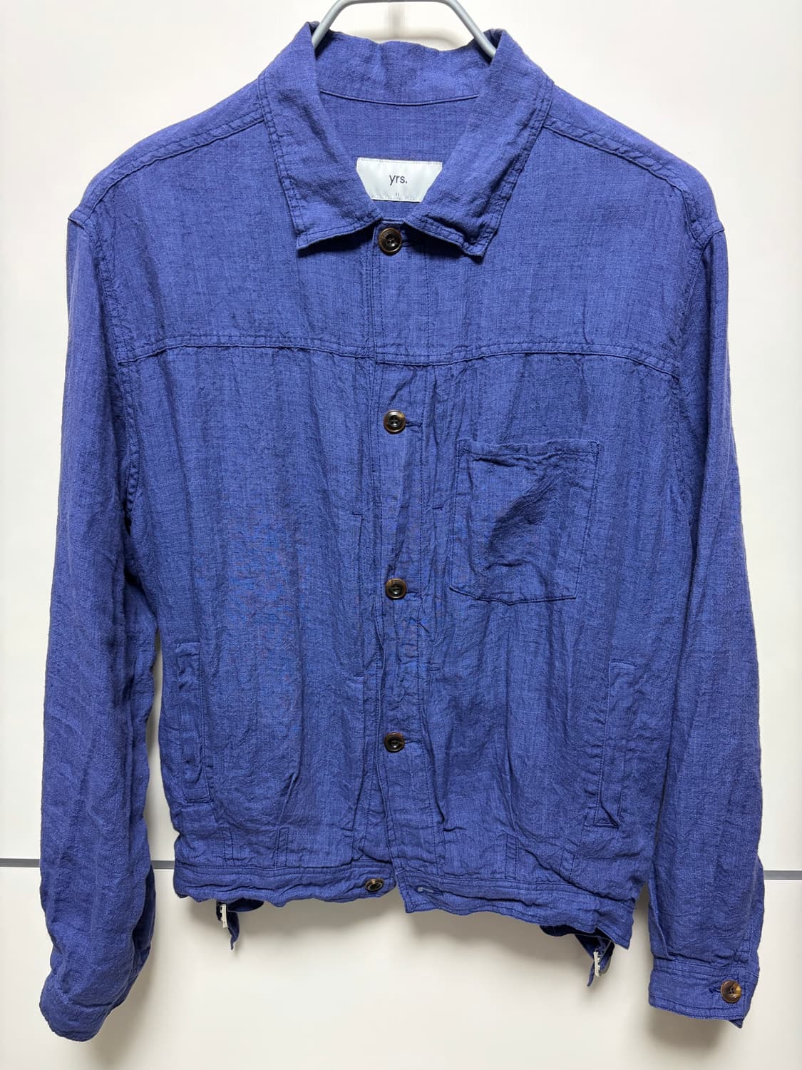 이얼즈어고 프렌치 린넨 트러커 자켓 M 상품이미지1