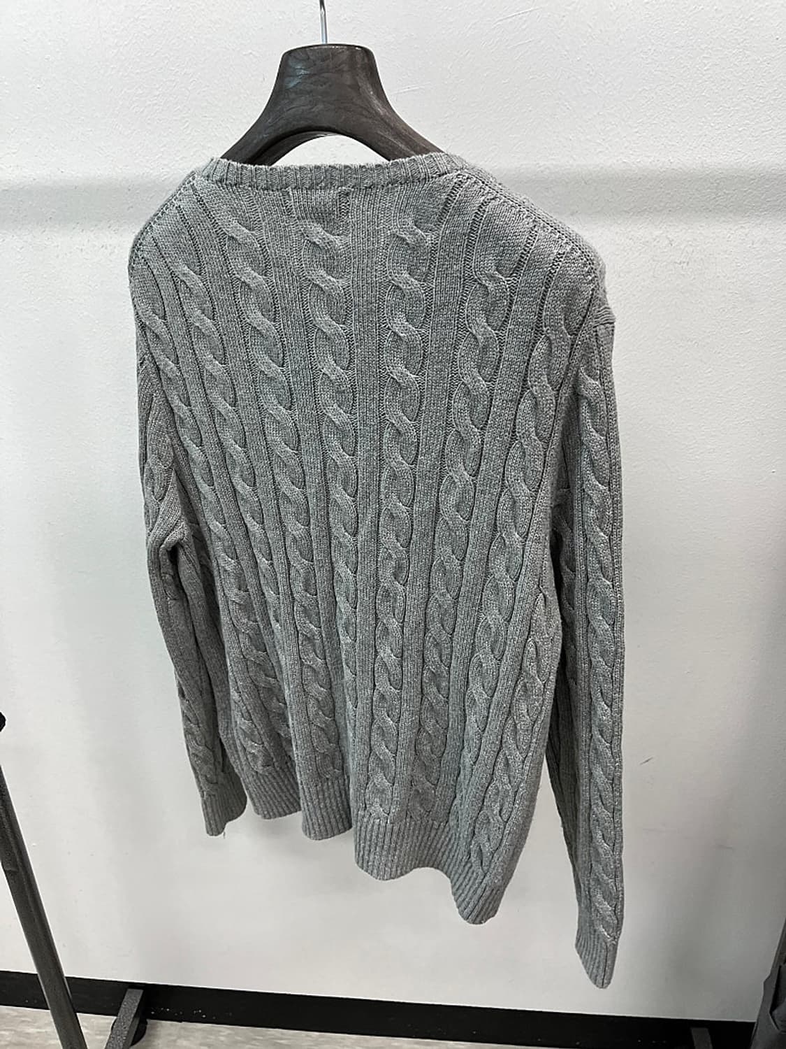 110) 폴로 그레이 케이블니트  상품이미지7