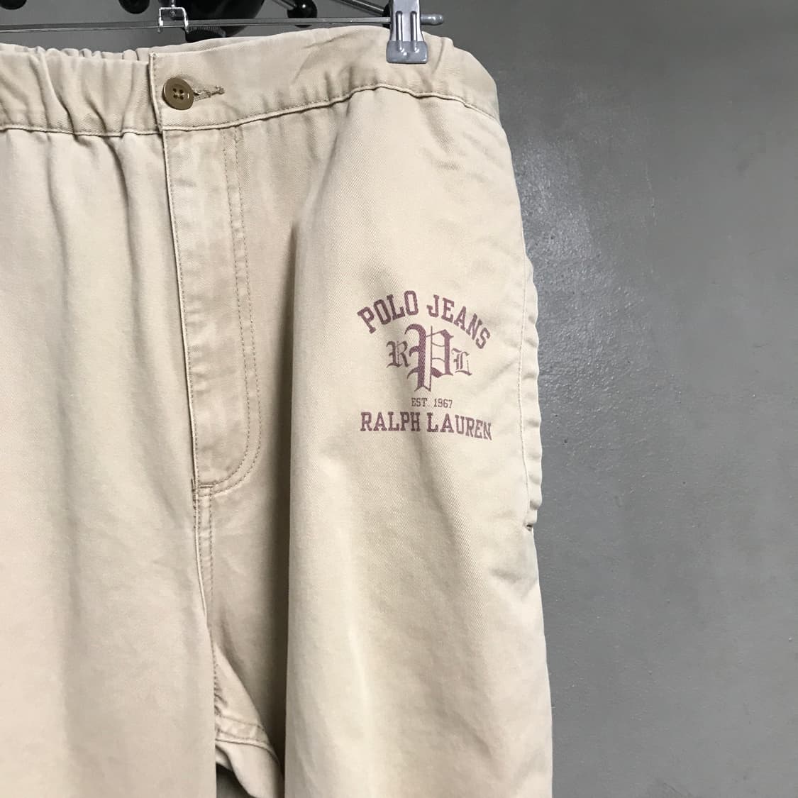 폴로 랄프로렌 베이지 코튼 팬츠 M 상품이미지4