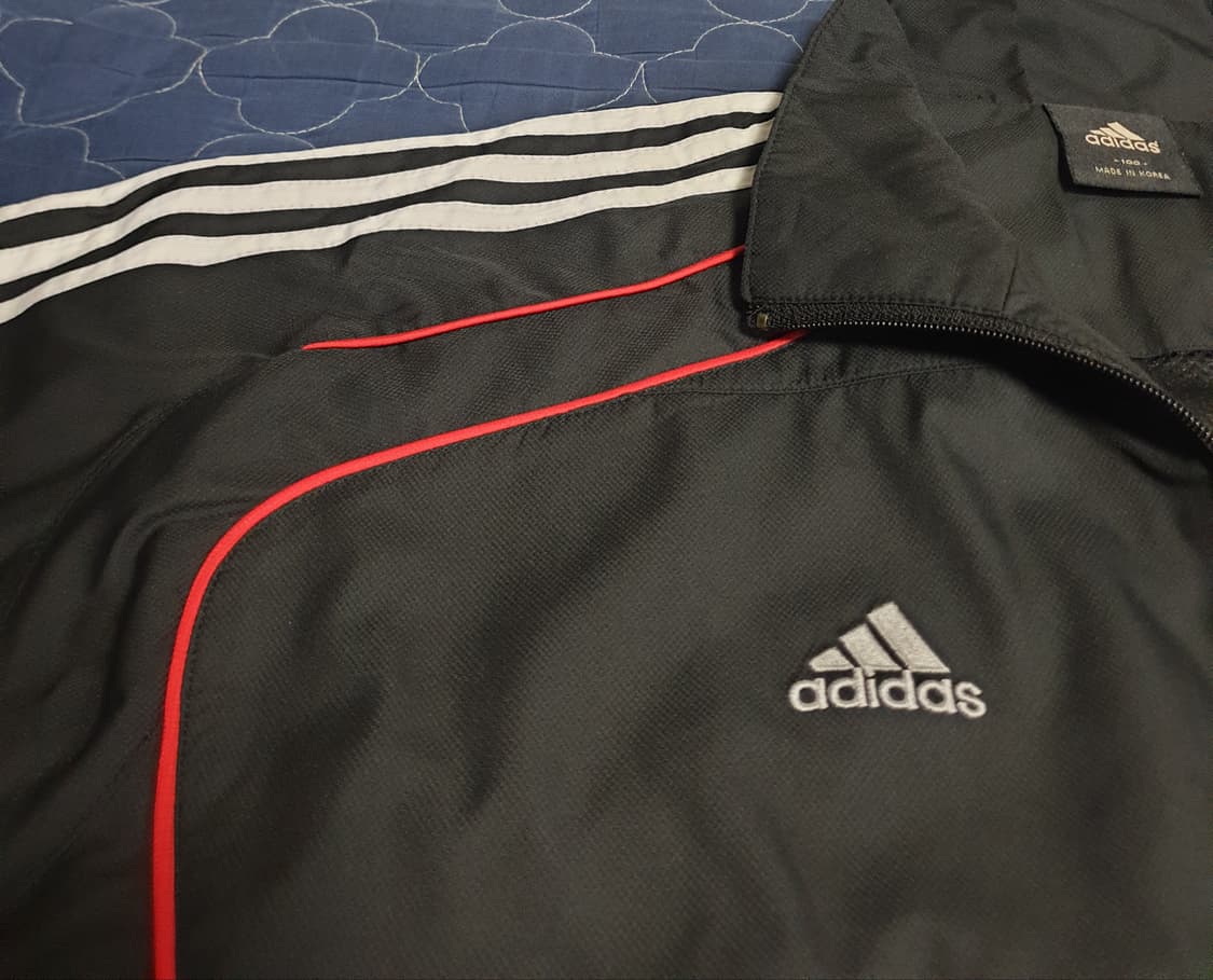 (한양대 백 프린팅) 아디다스 콘디보 트랙탑 집업자켓 블랙 (L) 상품이미지2