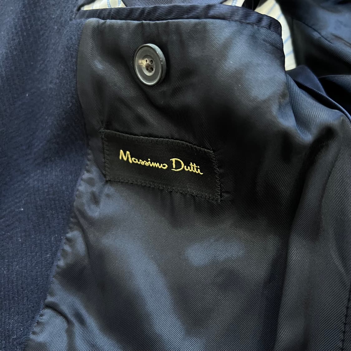 100) 마시모두띠 캐시미어 울 혼방 코트 싱글코트 이태리원단 상품이미지6