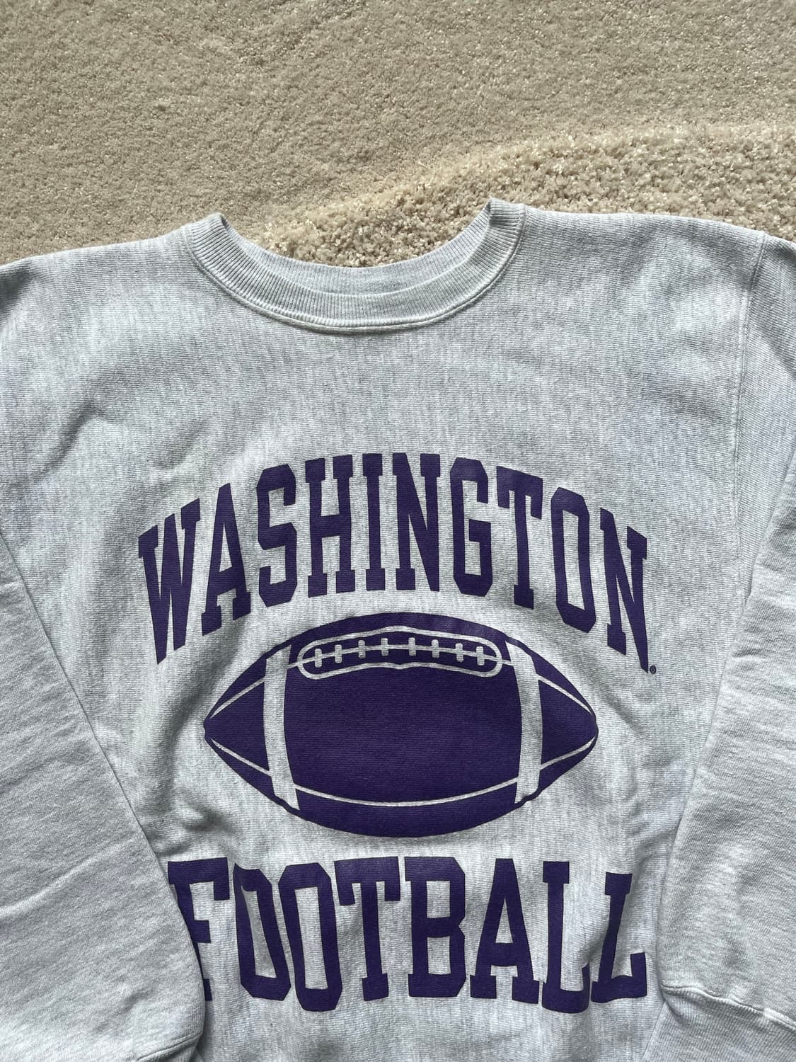 90s 빈티지 챔피온 스웻셔츠 워싱턴 풋볼 (105) 상품이미지3