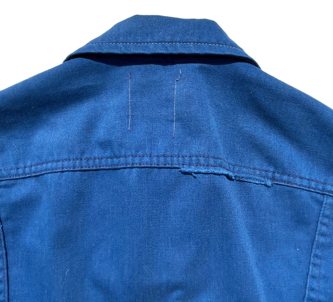 1970s Wrangler 랭글러 코튼 인디고 트러커 상품이미지7