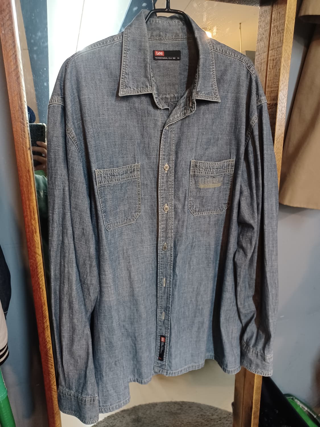Lee 데님 긴팔 셔츠남방 105 상품이미지4
