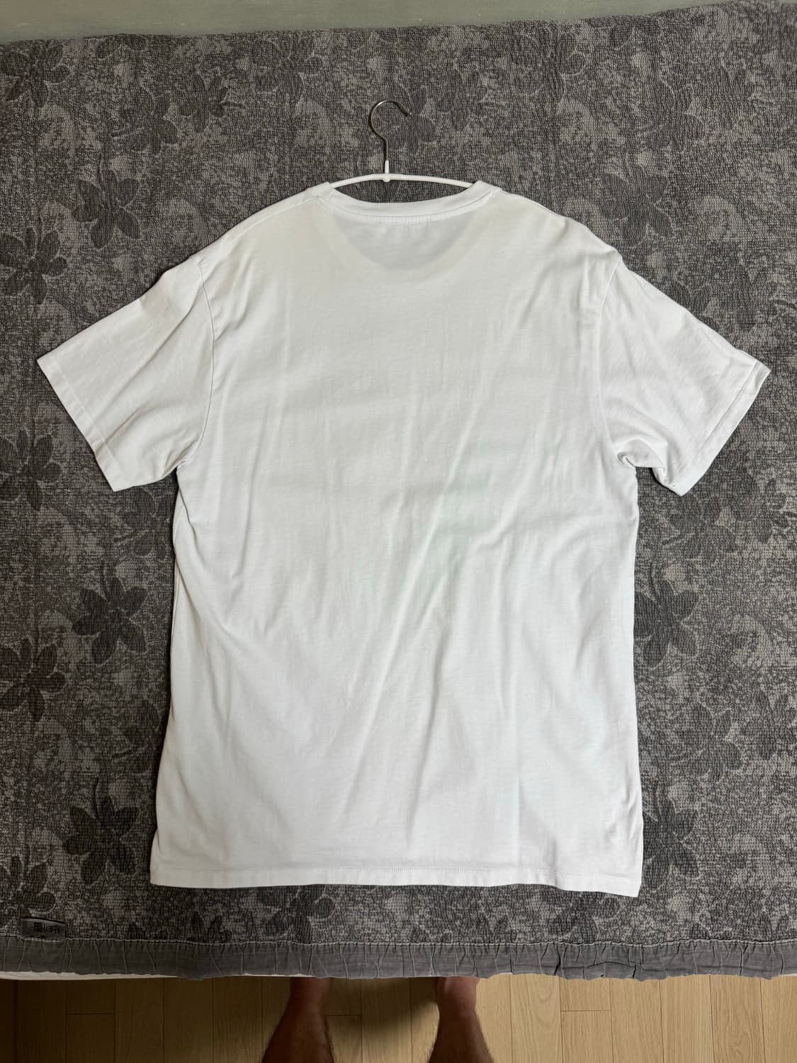 메종키츠네 레터링 반팔 티셔츠 화이트 105 상품이미지2