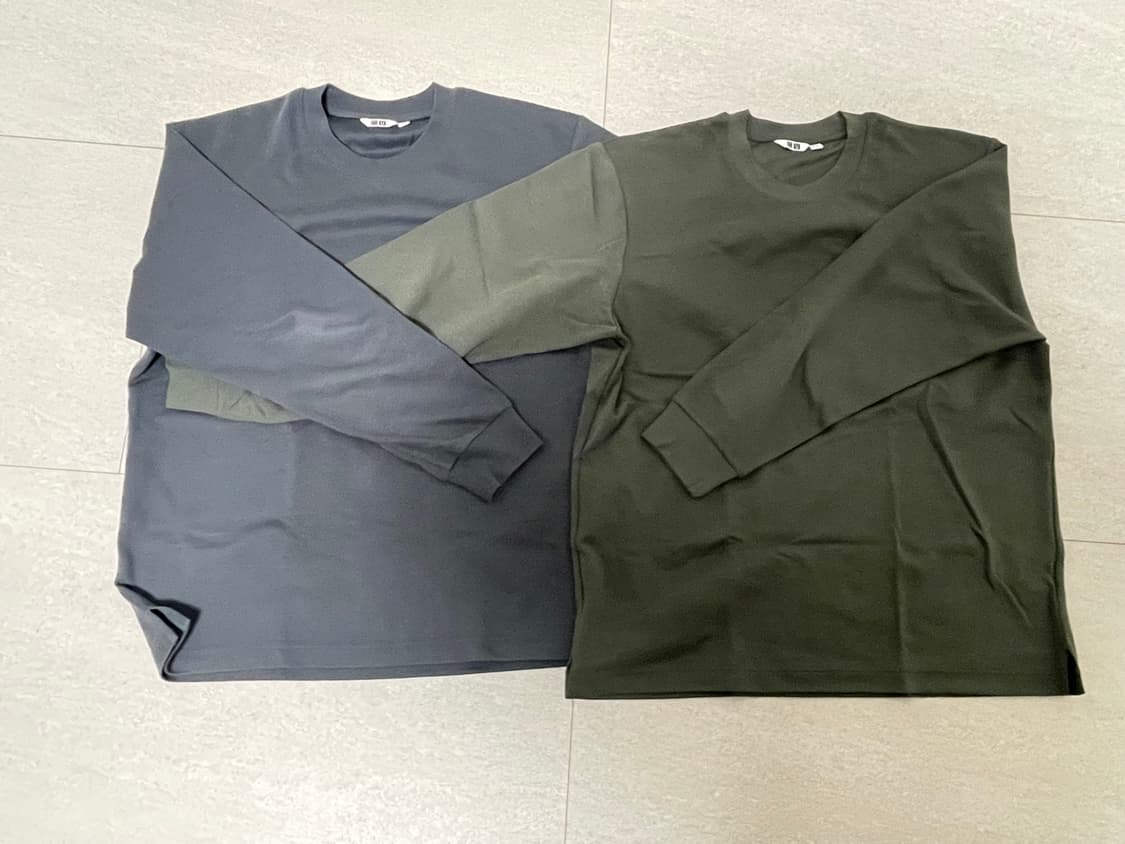 유니클로 u AIRism코튼크루넥T 06gray 상품이미지2