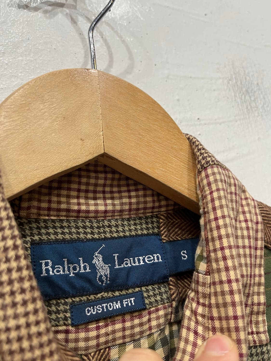 폴로랄프로렌 엘보패치 패치워크 셔츠 S 상품이미지7