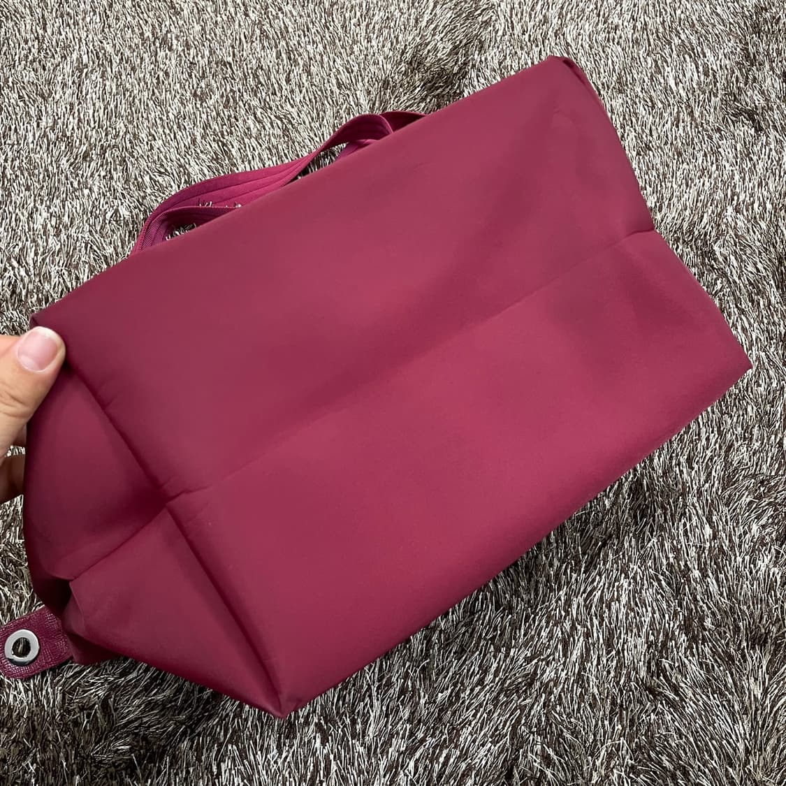 롱샴 Longchamp 르 플리아쥬 네오 버건디 토트백 M  상품이미지6