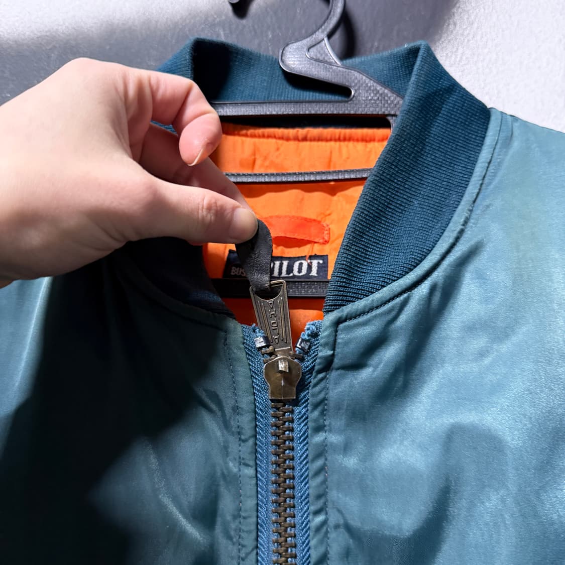 VTG 빈티지 빅사이즈 리버시블 Ma-1 플라이트 봄버 자켓 상품이미지5