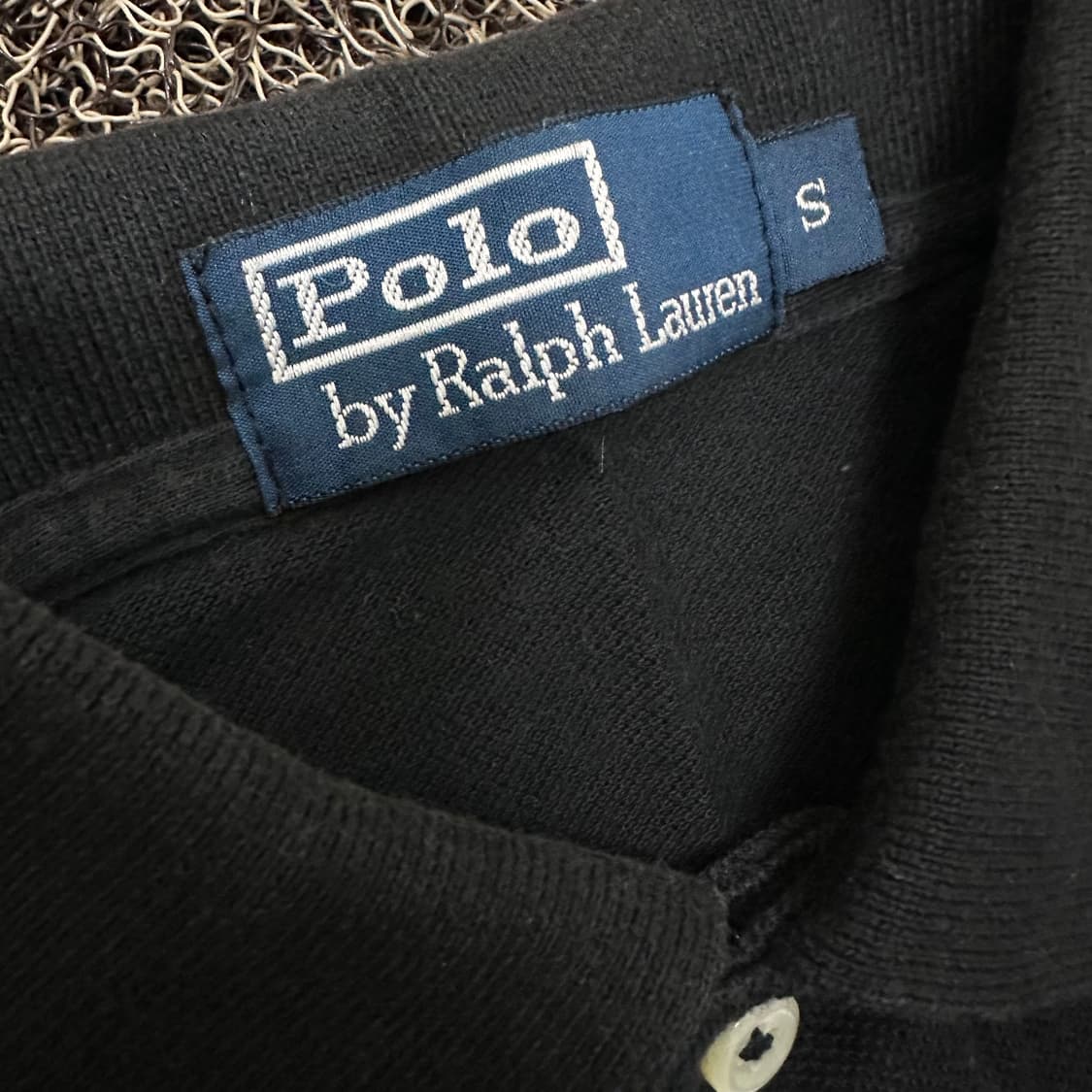 POLO 폴로 랄프로렌 카라티 긴팔티셔츠 블랙 S 상품이미지3