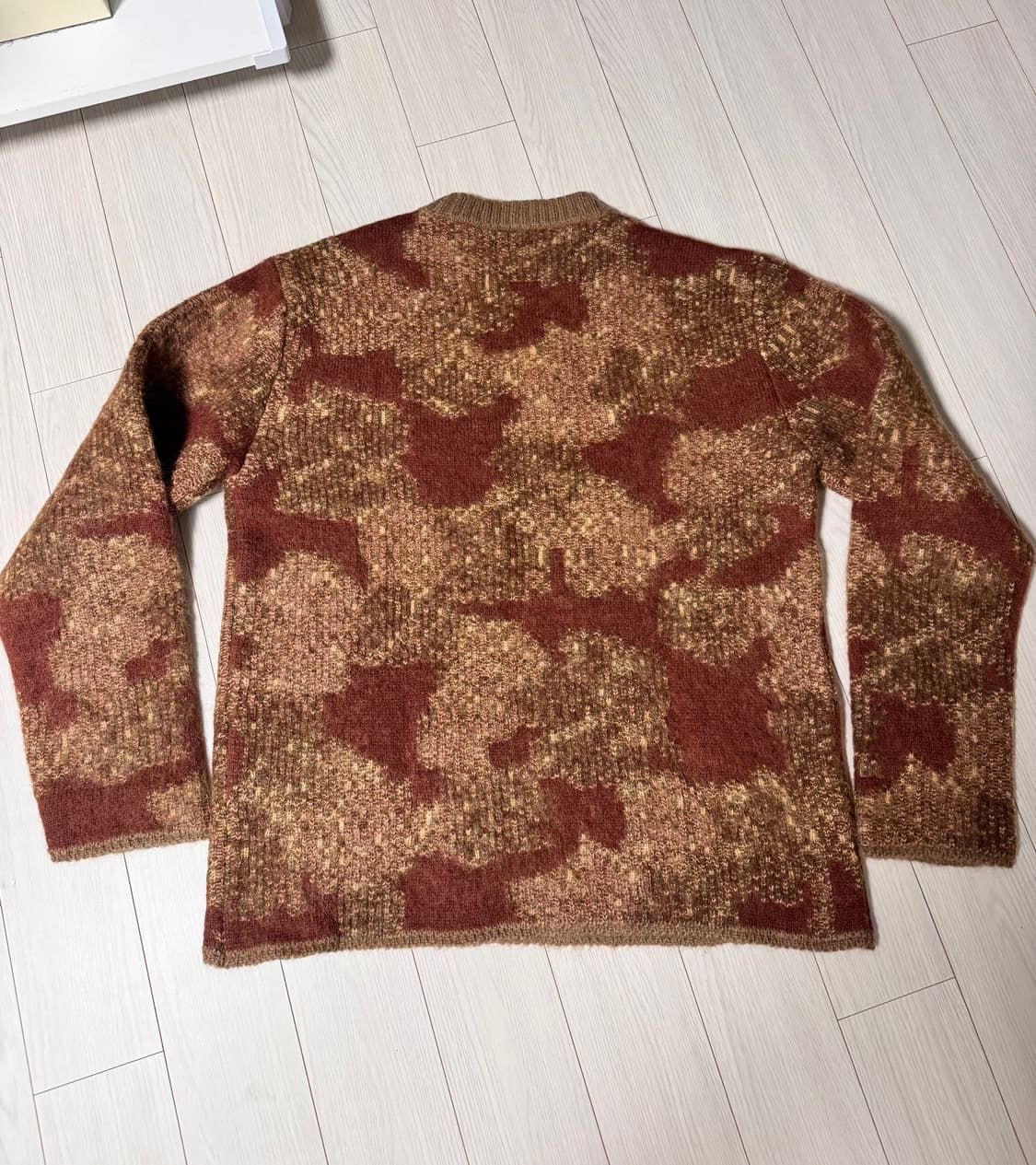 ERL 카모 모헤어 니트 XL 상품이미지3