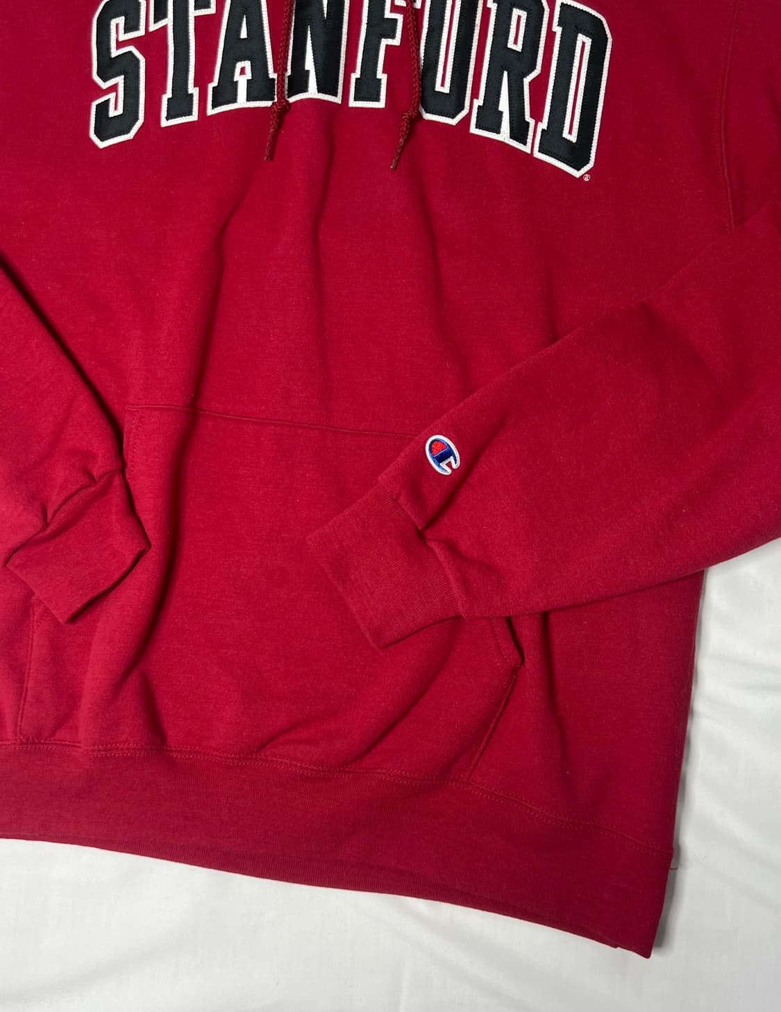 챔피온 스탠다드 버건디 후드티 상품이미지4