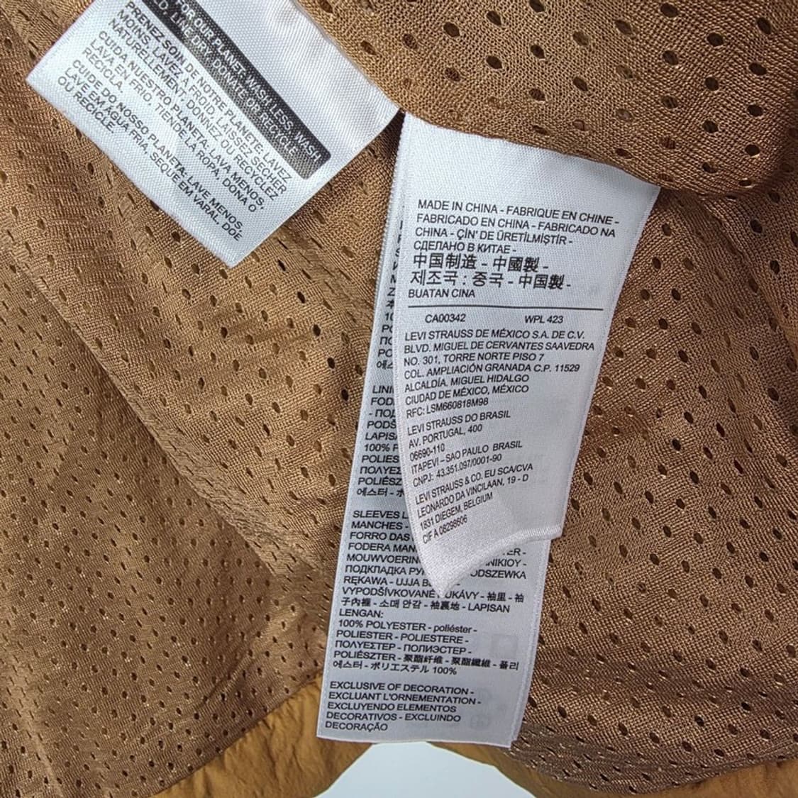 리바이스 카멜 쉐르파 뽀글이 후리스 자켓 L 상품이미지9