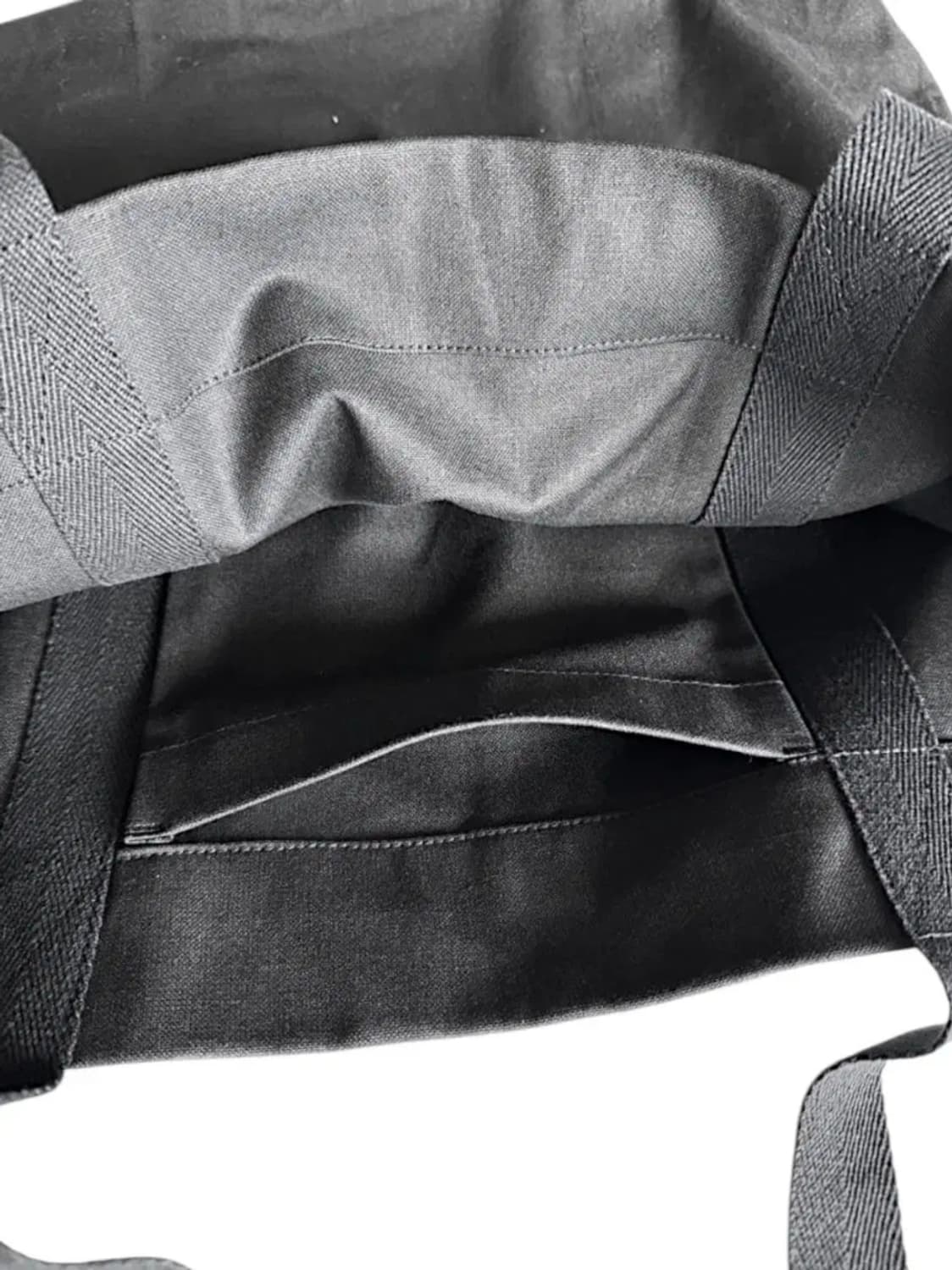 요지 야마모토 레터링 코튼 토트백 신품 상품이미지4