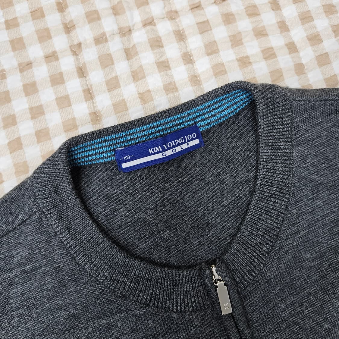 김영주 골프 집업 조끼 남자100 상품이미지2