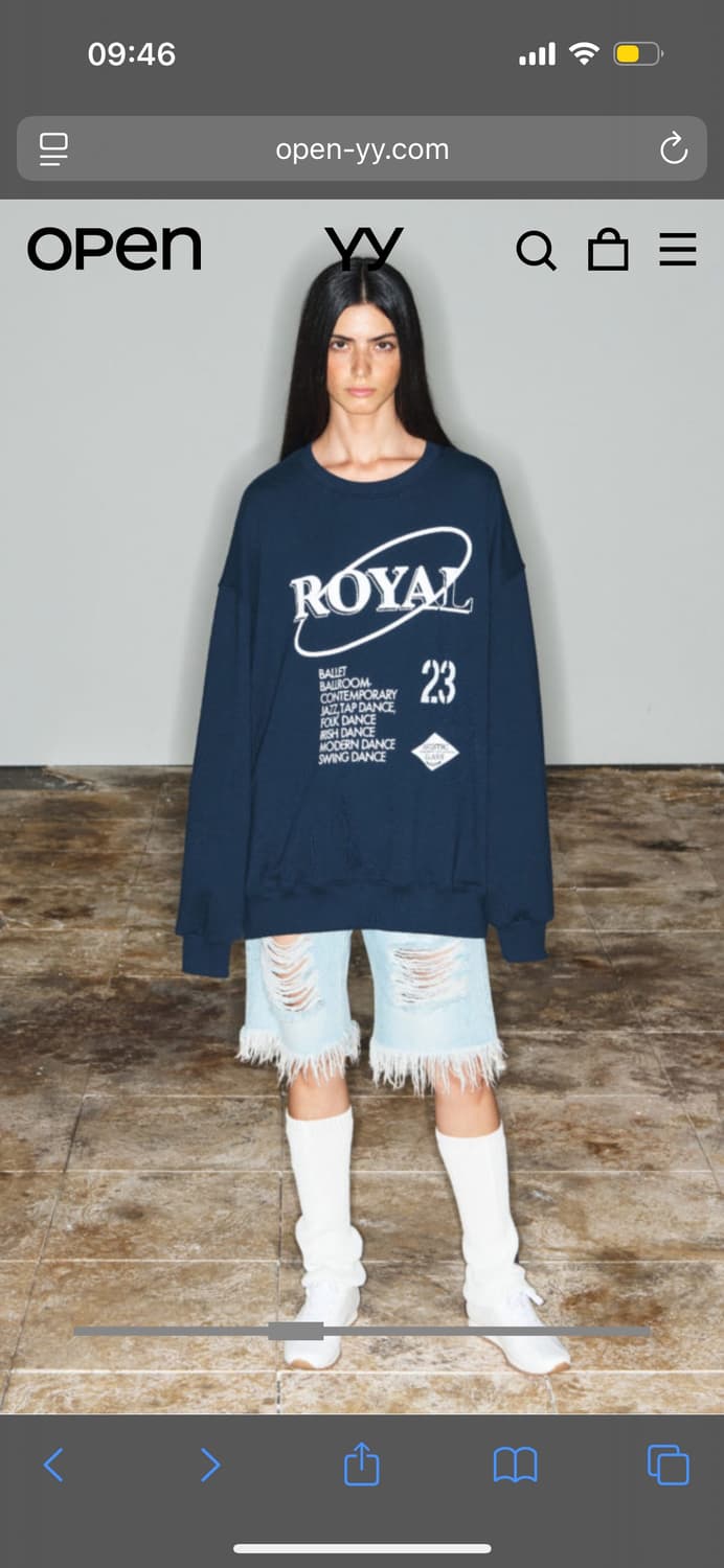 ROYAL LETTER SWEATSHIRT 상품이미지2
