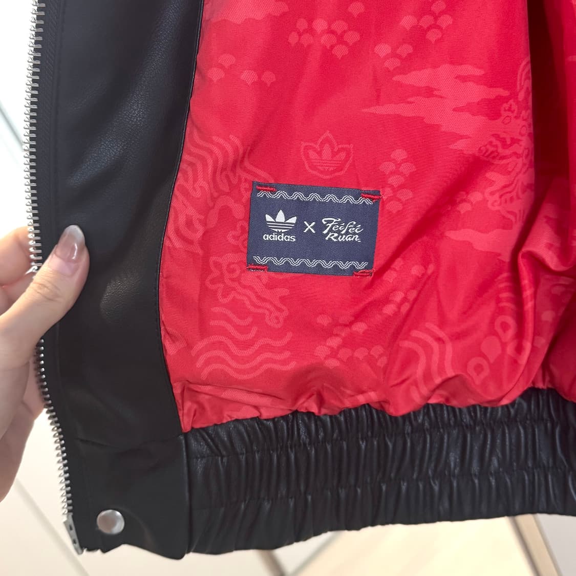 (s) 아디다스 빈티지 레더 투웨이 자켓 상품이미지5